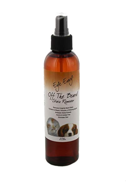 Eye Envy All Natural Off the Beard Stain Remover for Dogs & Cats - 8oz (240ml)