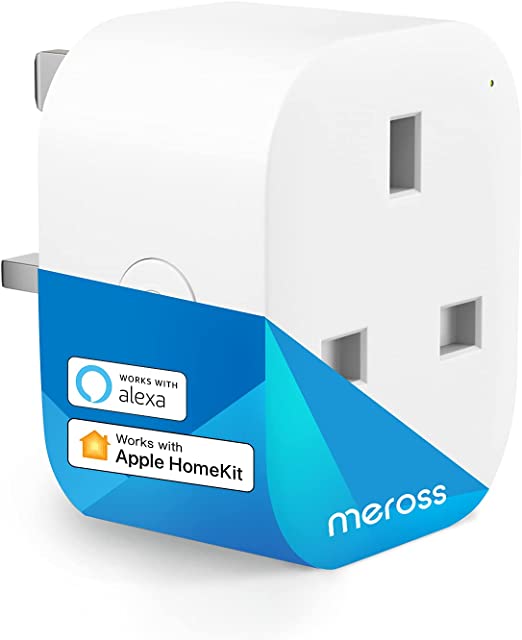 Smart Plug Mini - Meross 13A Wi-Fi Plugs Compatible with HomeKit, Alexa, Google Home, SmartThings Wireless Remote Control Timer Plug No Hub Required (1 Pack)