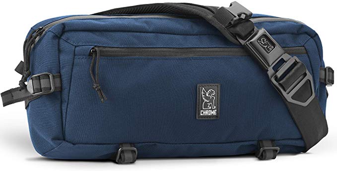 Chrome Industries Kadet Nylon Messenger Crossbody Sling Bag 9 Liter Buckle Navy