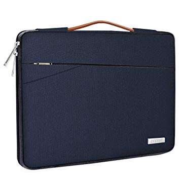 TECOOL 14 Inch Laptop Sleeve Protective Case Cover Carrying Bag with Handle and Accessory Pocket for 14 Inch HP Stream Lenovo Thinkpad Ideapad Dell Acer ASUS Chromebook Notebook, Dark Blue