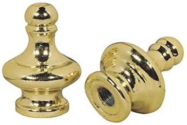 Westinghouse 7013100 Brass Decorative Lamp Finials 2 Count