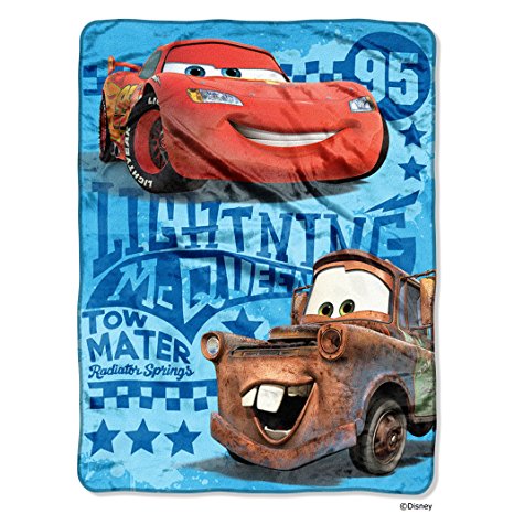 Disney Pixar's Cars 2 Buddy Racers Micro Raschel Throw, 46 by 60"