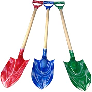 1pc Kids Large 28" Shovel Beach Toy Sand Handle Landscape Cultivator Outdoor Gardening Tool