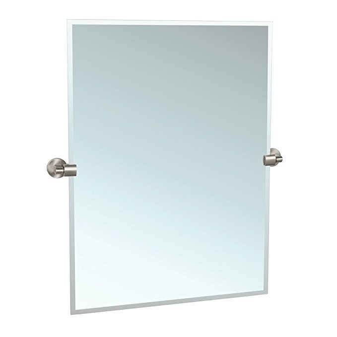 Gatco 4119S Zone Tilting Wall Mirror, Satin Nickel