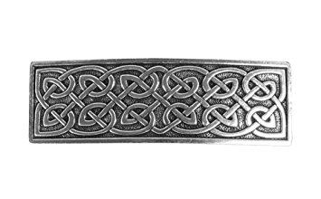 Large Celtic Hair Clip | Hand Crafted Metal Barrette Made in the USA with imported French Clips By Oberon Design …