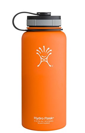 Hydro Flask Insulated Wide Mouth Stainless Steel Water Bottle, 32-Ounce