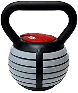 CFF Adjustable Russian Kettlebell Weights Includes DVD, 40-Pound