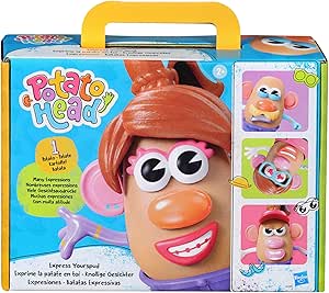 Potato Head Express Yourspud Playset with 1 Potato Body and 32 Accessories, Creative Toddler and Preschool Toys for Boys and Girls 2 Years and Up