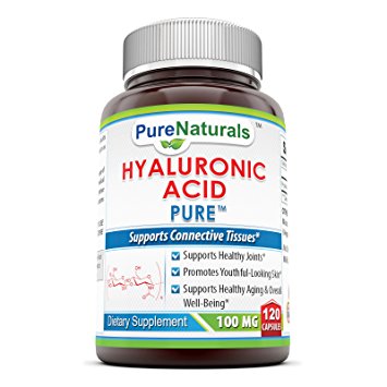 Pure Naturals Hyaluronic Acid, 100 mg, 120  Capsules