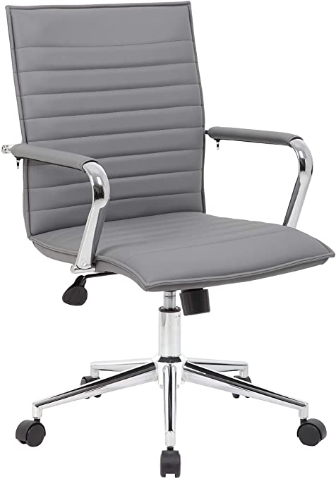 Boss Office Products Hospitality Chair, Grey