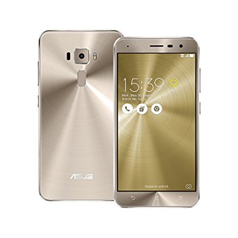 Asus ZenFone 3 ZE520KL Unlocked Dual Sim Phone, 32GB, 5.2-inch, 3GB RAM, No Warranty - GSM International Version (Shimmer Gold)