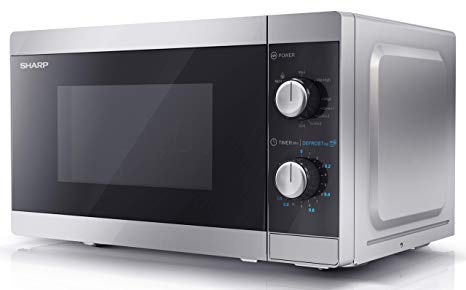 Sharp YC-MG01U-S 20L 800W Microwave with 1000W Grill - Silver