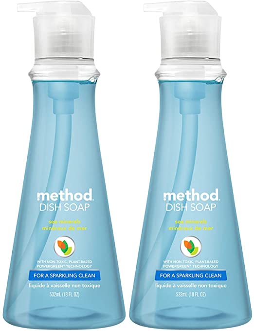 Method Dish Soap Pump - 18 oz - Sea Minerals - 2 pk