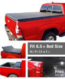 Premium TriFold Tonneau Truck Bed Cover For 2002-2016 Dodge Ram 1500 2003-2016 Dodge Ram 25003500 06-11 Ram Mega Cab 65 feet 78 inch Trifold Truck Cargo Bed Tonno Cover NOT For Stepside
