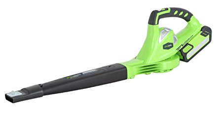 Greenworks 40V 150 MPH Cordless Sweeper, 4.0 AH Battery Included 24212