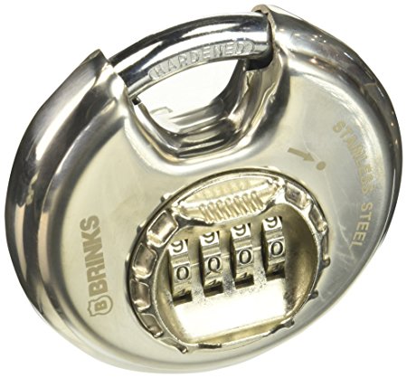 Brinks 173-80051 80mm Shielded Discus Lock with Resettable Combination