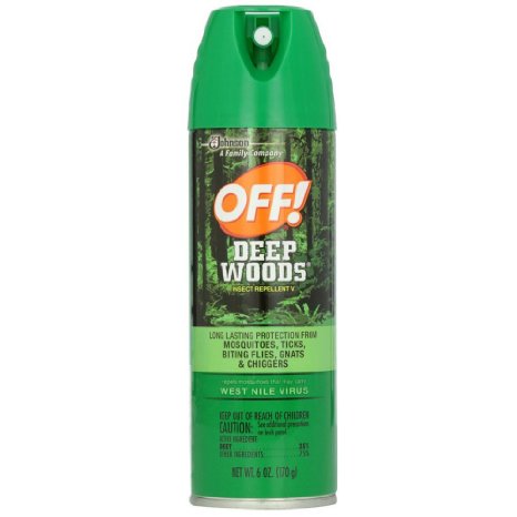 OFF! Deep Woods Insect Repellent 6 ounce (Pack of 2)