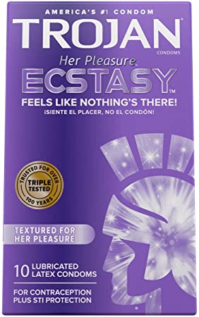 Trojan Her Pleasure Ecstasy Ultrasmooth: 30-Pack of Condoms