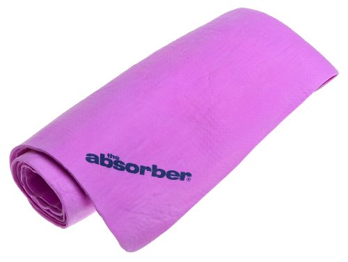 The Absorber Synthetic Drying Chamois, 27" x 17", Purple