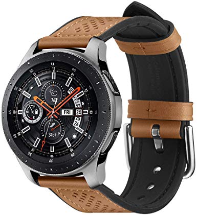 Spigen Retro Fit Designed for Samsung Galaxy Watch 46mm Band (2018) / Designed for Samsung Gear S3 Frontier/Classic (2017) - Brown