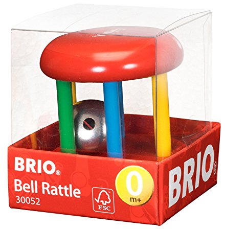 Brio Multicoloured Bell Rattle