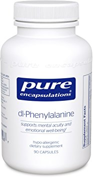 Pure Encapsulations - dl-Phenylalanine - Hypoallergenic Supplement to Support Mental Acuity and Emotional Well-Being* - 90 Capsules