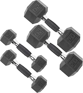 CAP Barbell Coated Dumbbell Set | 50lbs, 100lbs, 150lbs | Multiple Options