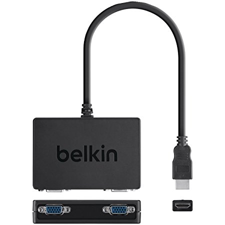 Belkin HDMI to 2x VGA Splitter Dongle (F2CD063)