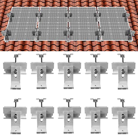 ECO-WORTHY Solar Panel Roof Mounting Bracket System Kit for 1-4 pcs Solar Panels