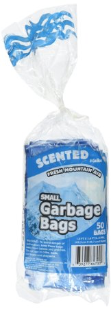 Mountain Air 1 X Scented Trash Bags Fresh, Small, 50 Count, 4 gallon