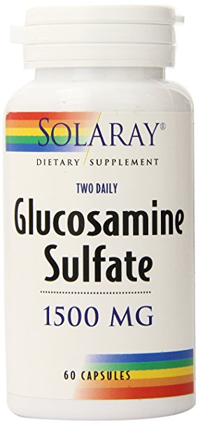 Solaray - Glucosamine Sulfate, 1500 mg, 60 capsules