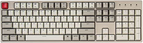 Keychron C2 Full Size Hot-swappable Wired Mechanical Keyboard Compatible with Mac, Keychron Brown Switch, 104 Keys ABS Retro Color Keycaps Gaming Keyboard for Windows, USB-C Type-C Braid Cable