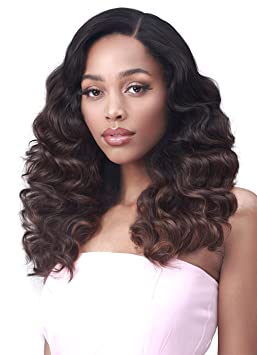 Bobbiboss Long Curly Black Wigs 13x7 HD Lace Front Wigs for women - MLF475 ZEULIA, Free Part Long Wavy Wigs Synthetic Hair Wigs with Baby Hair, Natural Looking Heat Resistant wigs (1)