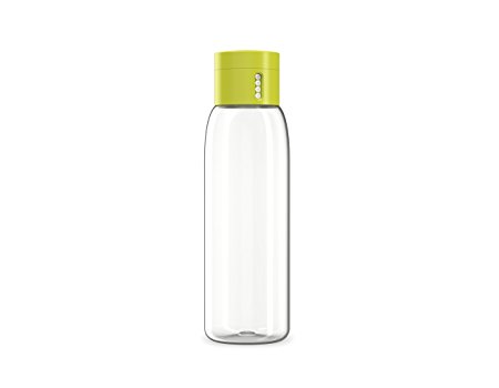 Joseph Joseph Dot Hydration-Tracking Water Bottle, 600 ml - Green