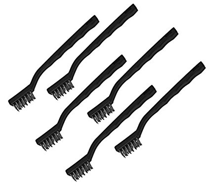 Iconikal Mini Wire Brush 6-Piece Set (Stainless Steel)