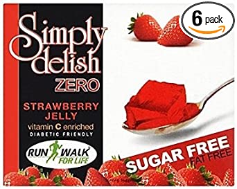 Simply Delish Sugar-Free Jelly Strawberry Pack of 6