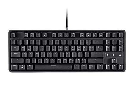 Monoprice Brown Switch Tenkeyless Mechanical Keyboard - Black | Ideal for Office Desks, Workstations, Tables - Workstream Collection