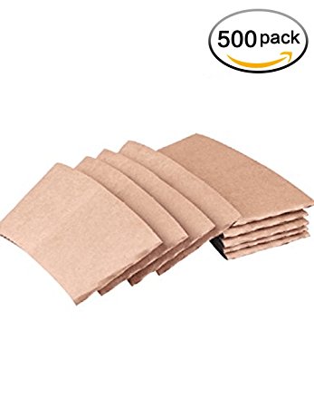 springpack Protective Corrugated Coffee Cup Sleeves For 12oz 16 oz 20 Ounce,50 Count (500)