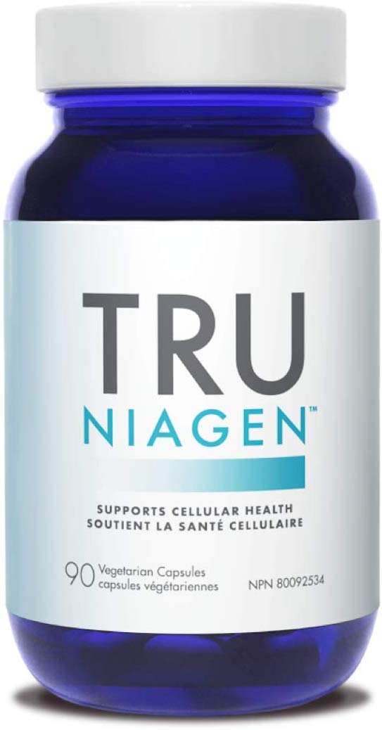 TRU NIAGEN Nicotinamide Riboside - Patented NAD Booster for Cellular Repair & Energy, 300mg Vegetarian Capsules, 300mg Per Serving, 90 Day (1 Bottle)