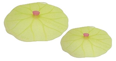 Charles VIANCIN The Lilypad Lid Small & Large Silicone Suction Lid & Food Cov...