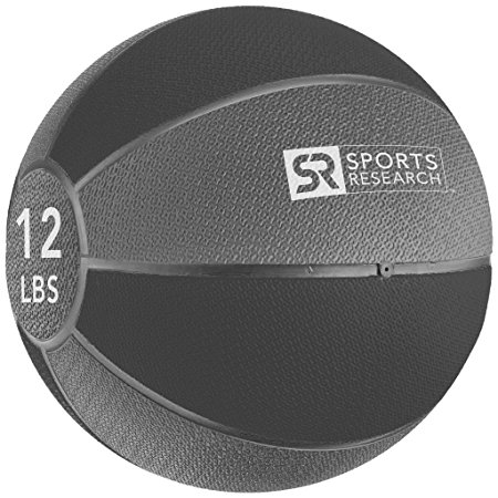 Sports Research Performance Medicine Ball | Helps develop core strength & balance - 5 different weight sizes available