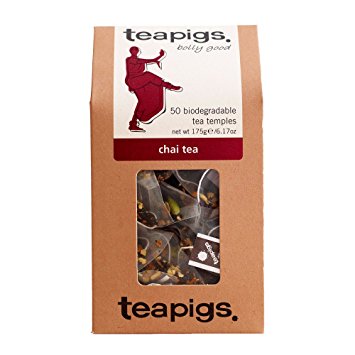 teapigs Chai Tea 125 g (Pack of 1, Total 50 Tea Bags)