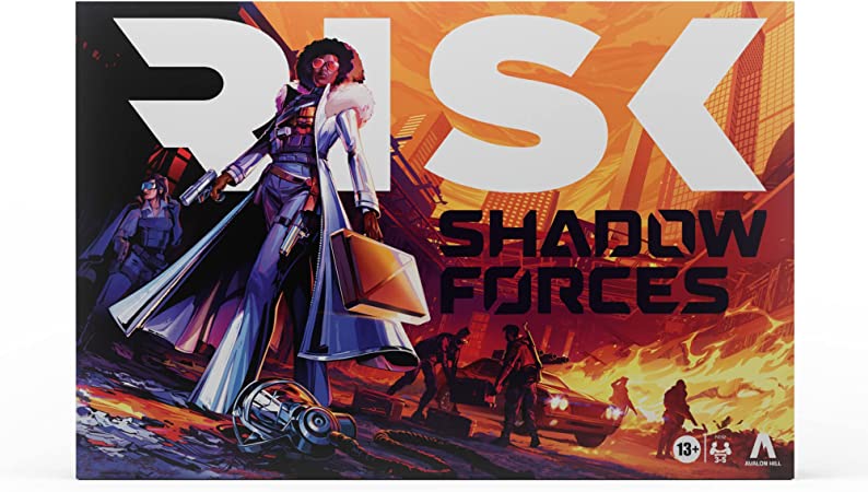 Hasbro Gaming Risk Shadow Forces Strategy Board Game, War Games, Board Games for Adults and Family, Ages 13 and Up, for 3-5 Players, Avalon Hill