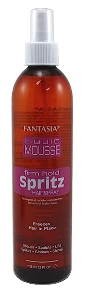 Fantasia Spritz Liquid Mousse 12 Ounce Pump (Firm) (354ml) (2 Pack)