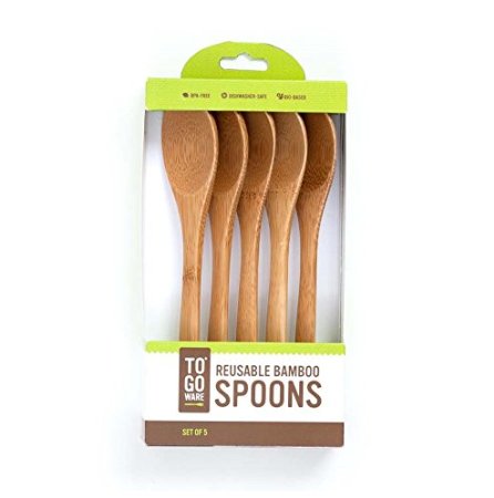 To-Go Ware Bamboo Spoon, Set of 5