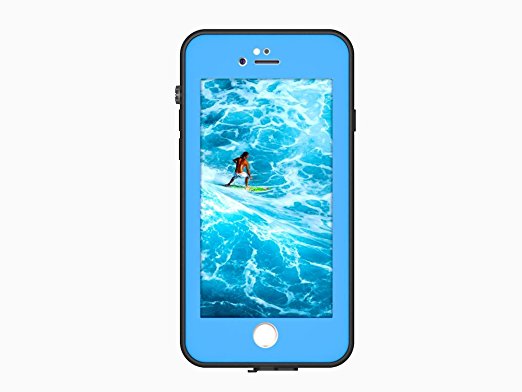 Waterproof case for iphone 7 plus, Iphone 7 plus case, Bolkin hybrid armor Series heavy duty Shockproof Dirt-proof Protective cover Snow-proof Underwater IP68 Waterproof Case for iPhone 7 Plus (Blue)