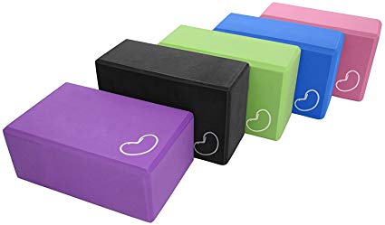 Bean Products Yoga Blocks - Cork or Foam - 3" or 4" Wide