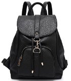 TUODAWENTM Synthetic Leather Backpack Pretty Schoolbag for Girls