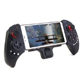 iPega Extendable gamepad Game Controller Portable Bluetooth Wireless Gamepad Joystick Control for Android Phone and iOS iPhone 6 5S 5C 5 iPad 5 4 iPod Supports Up to 10 Smartphone or Tablet PC