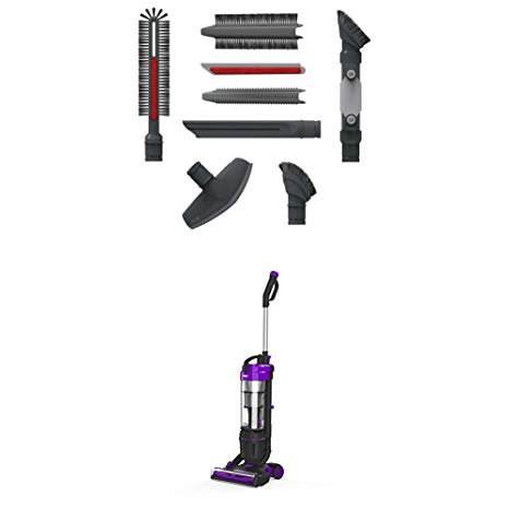 Vax Genuine New Type 2 Pro Cleaning Kit, Grey with Mach Air Upright Vacuum Cleaner, 1.5 Liters, Purple [Energy Class A]